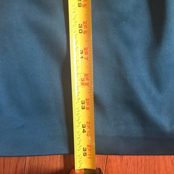 Max & Cleo black and teal satin cocktail dress - Picture 8 of 8